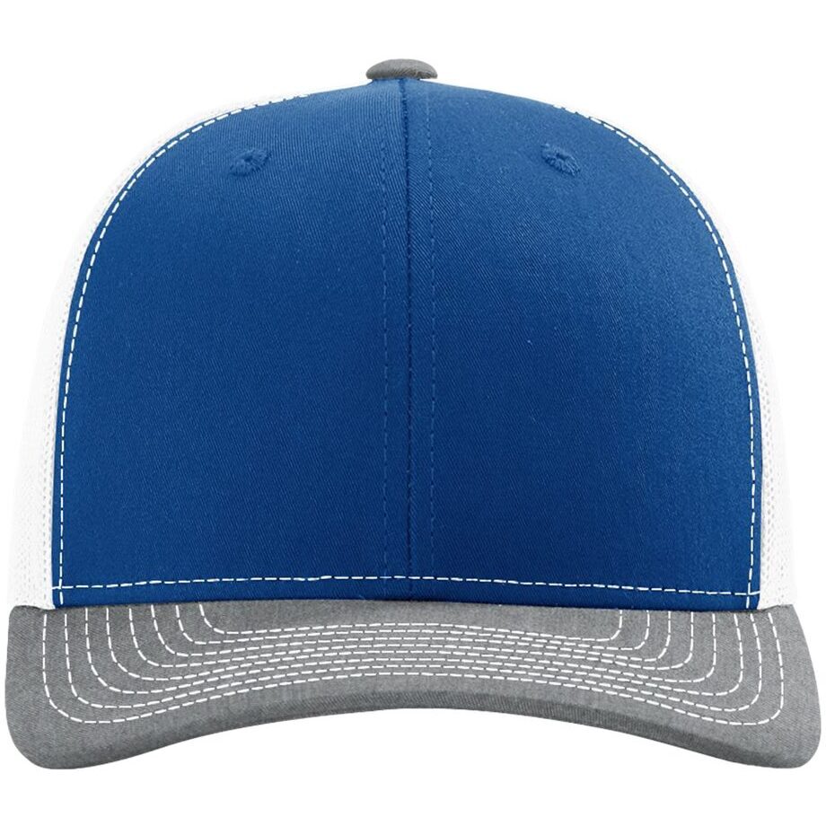 Royal/ White/ Heather Grey