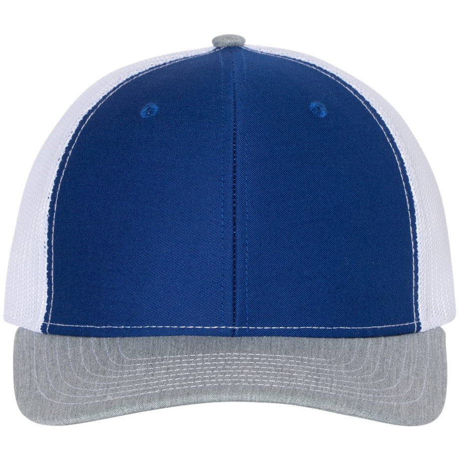 Royal/ White/ Heather Grey