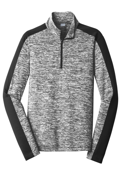 Sport-Tek PosiCharge Electric Heather Colorblock 1/4-Zip Pullover