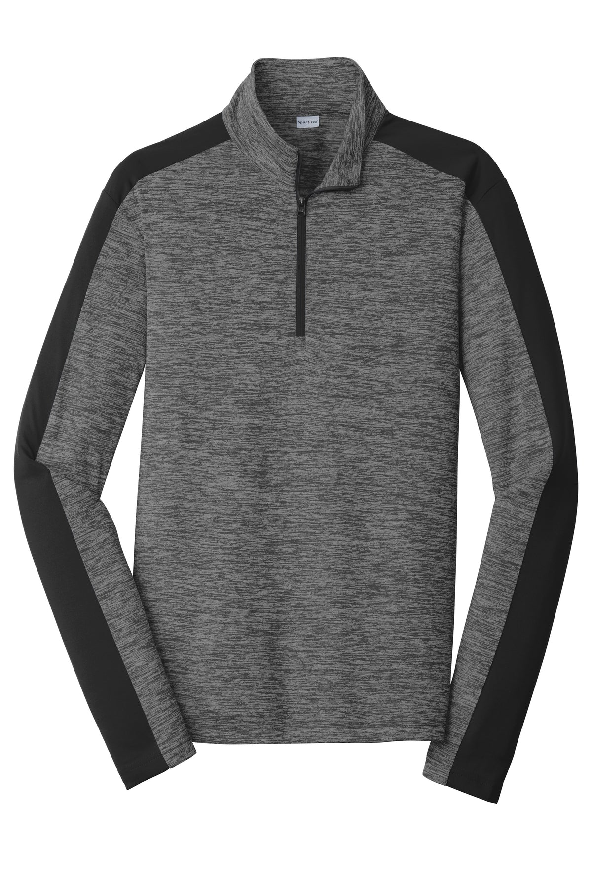 Sport-Tek PosiCharge Electric Heather Colorblock 1/4-Zip Pullover